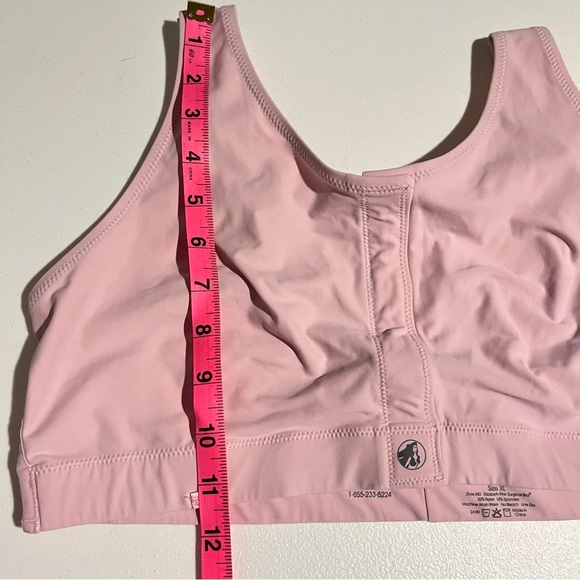 Masthead Elizabeth Pink Surgical Bra Breast Cardiac Surgery Recovery Velcro Bra - Picture 8 of 8